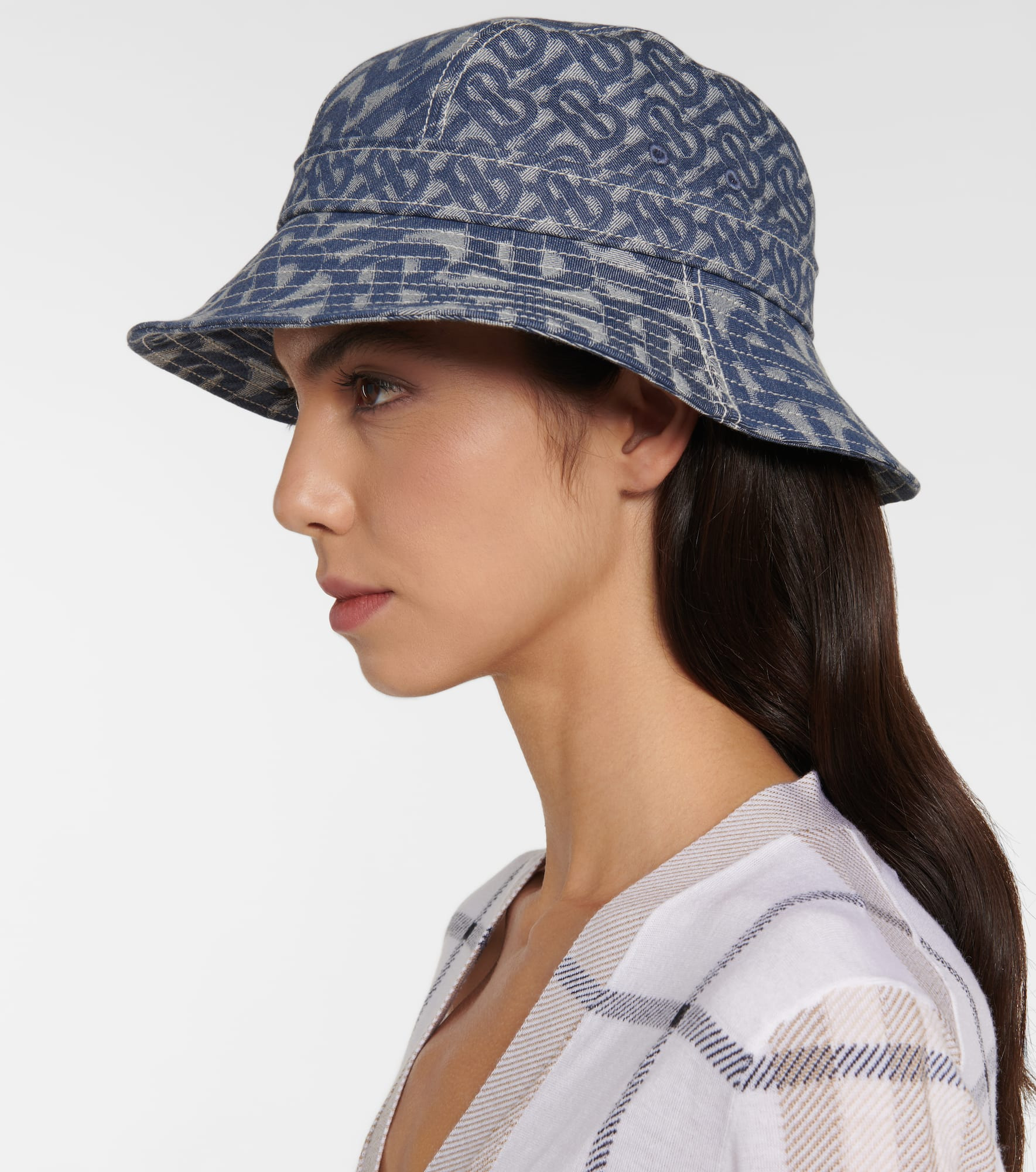 TB denim bucket hat - 2