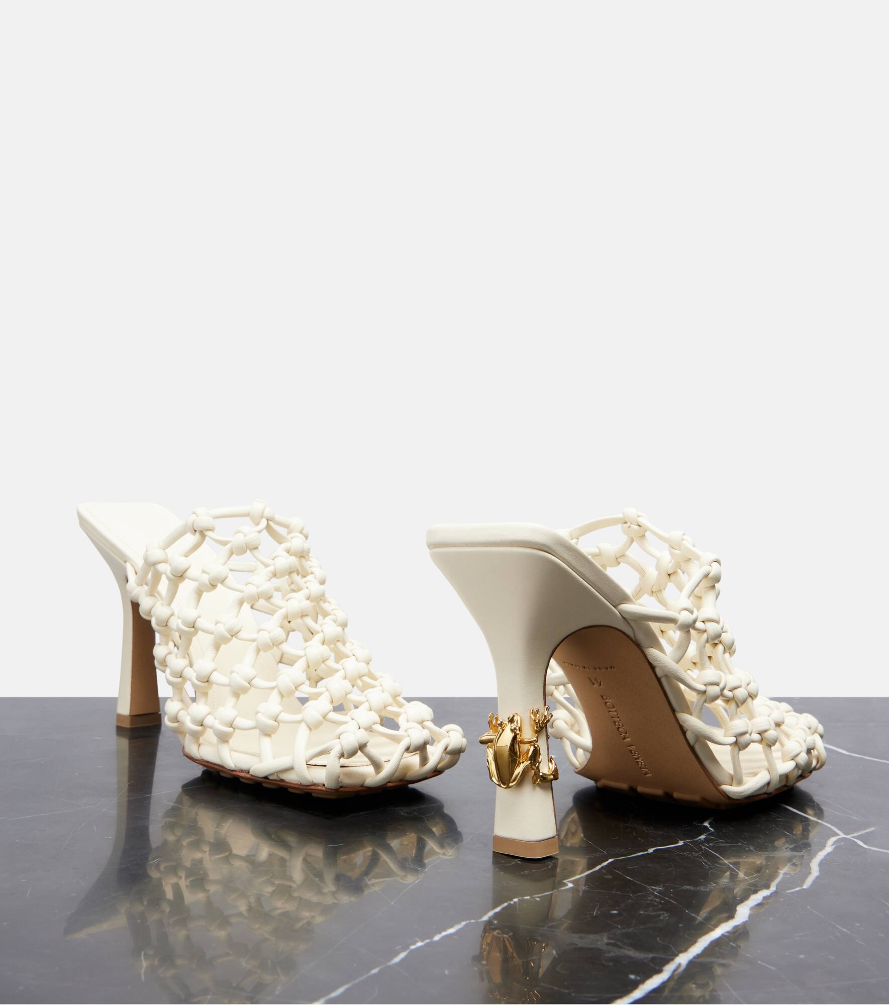 Riva 90 woven leather mules - 5