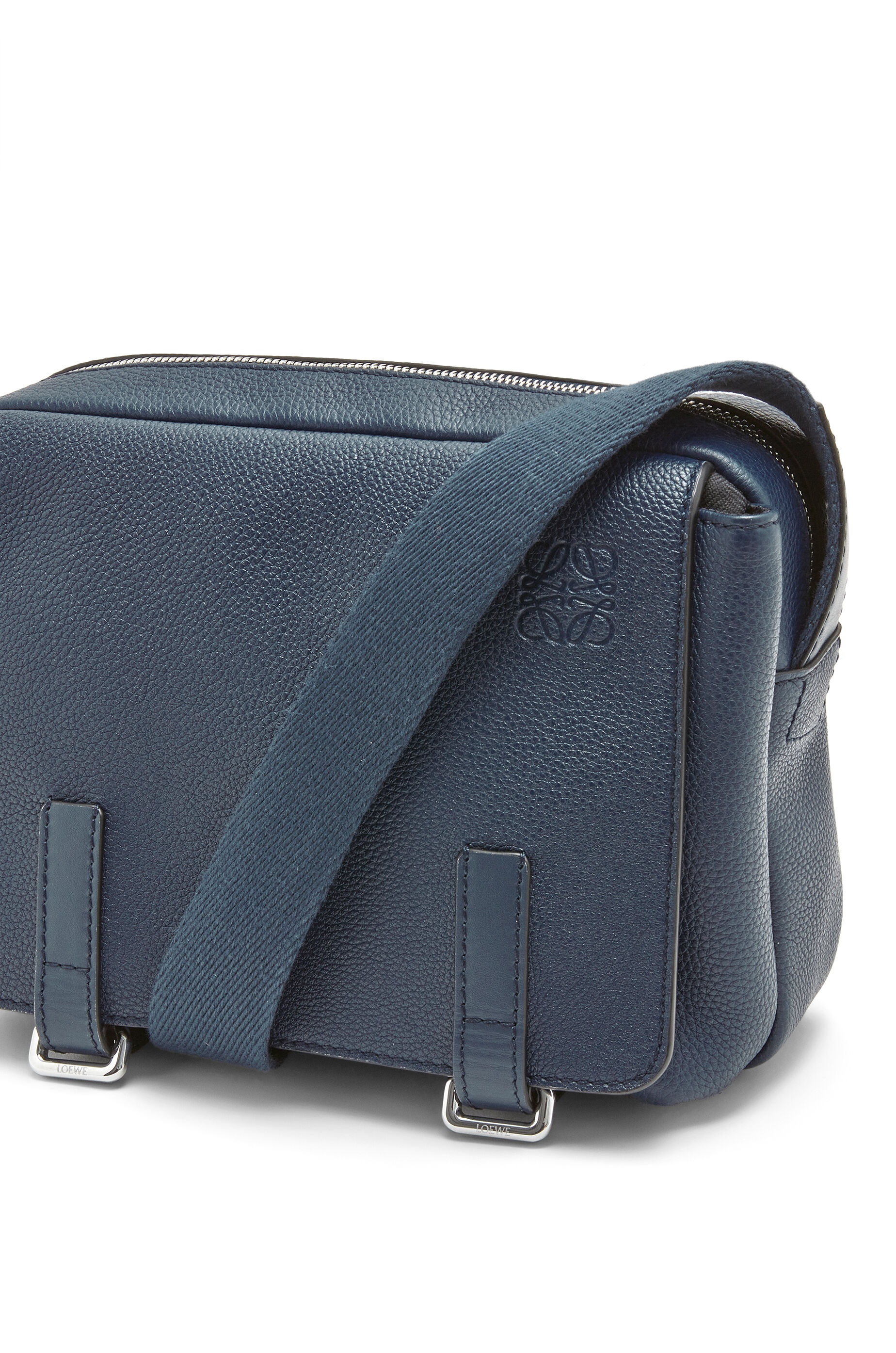 XS Military messenger bag in soft grained calfskin - 6