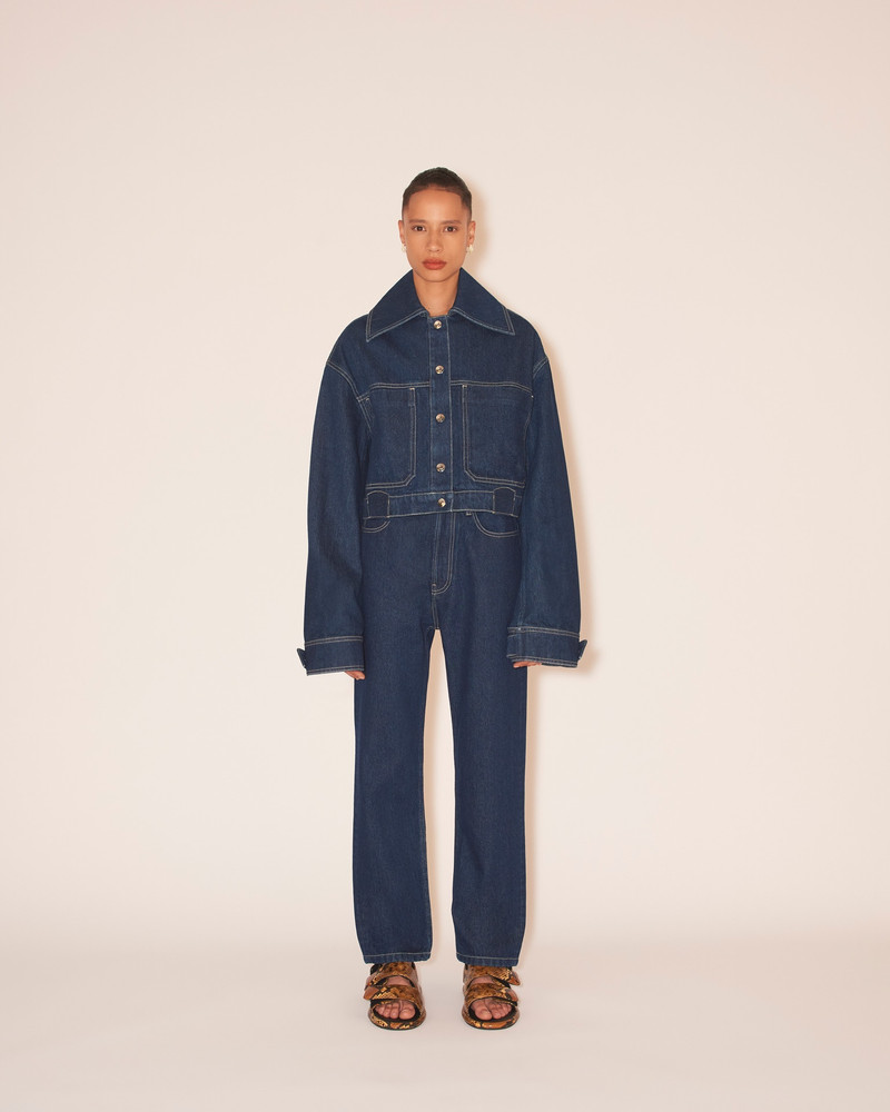 KEMIA - Straight leg jeans - Eco indigo 1