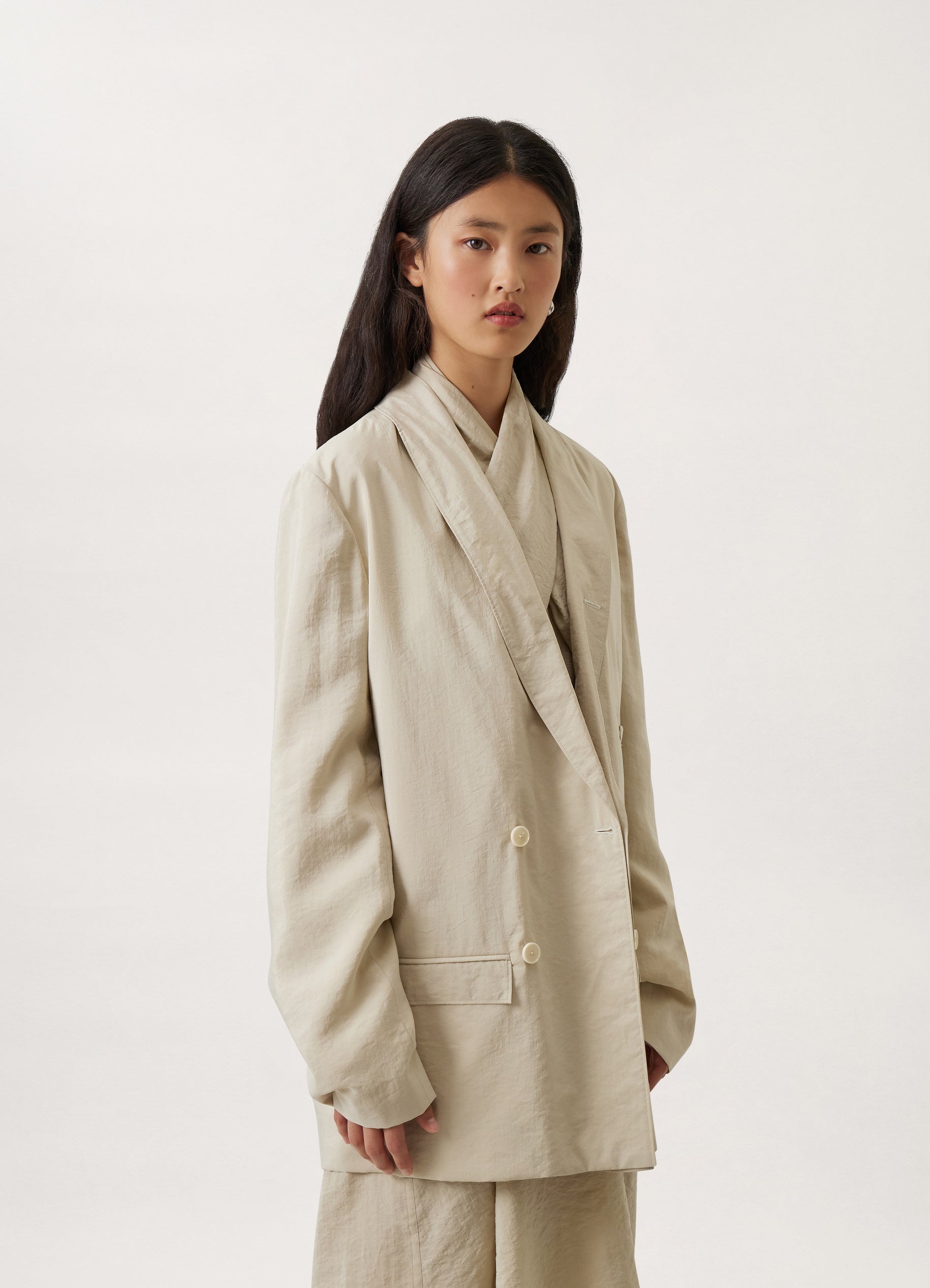 BELTED DOUBLE BREASTED JACKET - 6