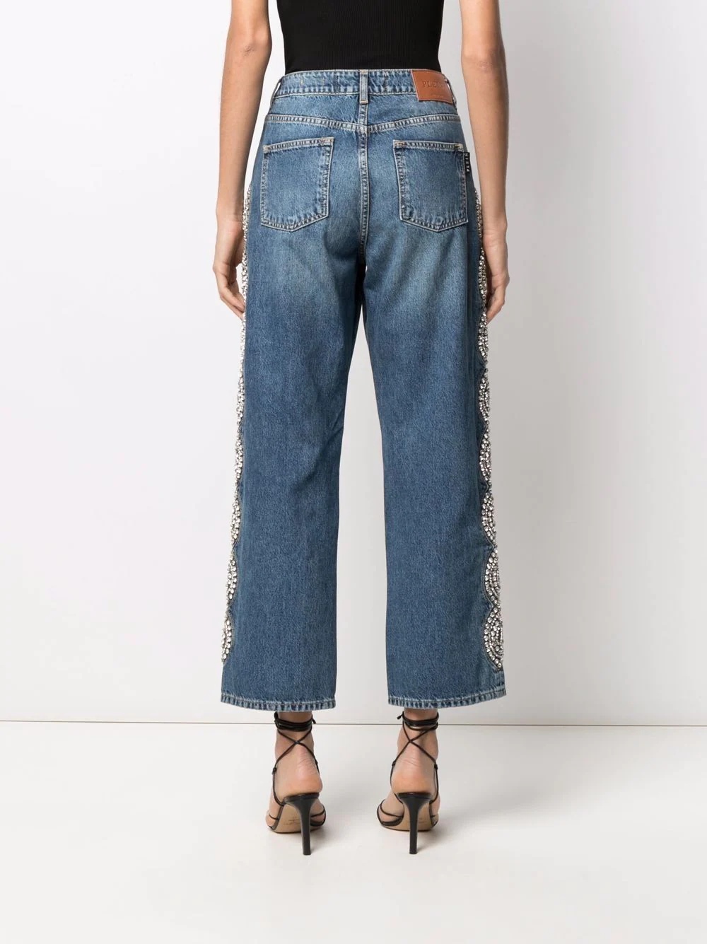 Crystal Cable wide-leg jeans - 4