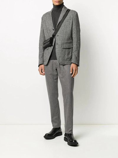 DSQUARED2 chevron knit blazer outlook