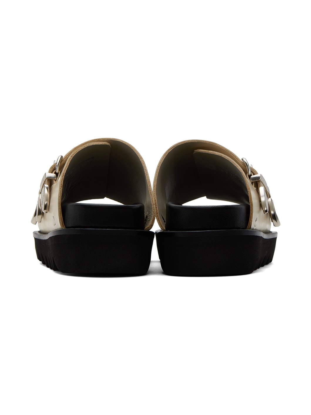 SSENSE Exclusive Beige Buckle Sandals - 2