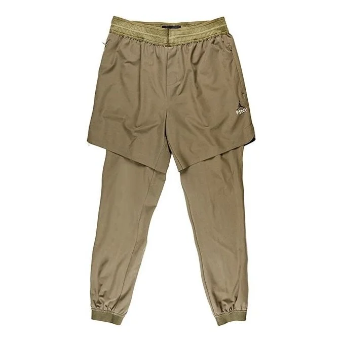 Air Jordan x PSNY 2-in-1 Pants 'Medium Olive' 905813-222 - 1