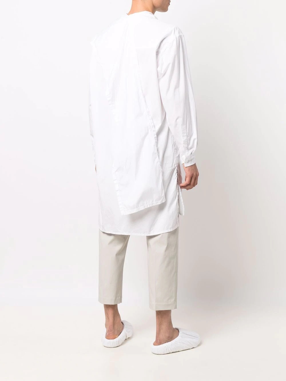 long-sleeve button-fastening shirt - 4