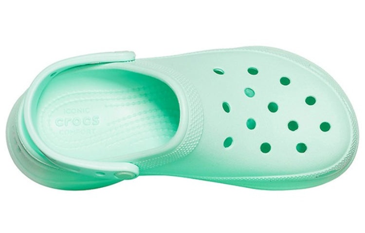 (WMNS) Crocs Classic Clog Retro Thick Sole Sandals Mint Green 206302-3TI - 4