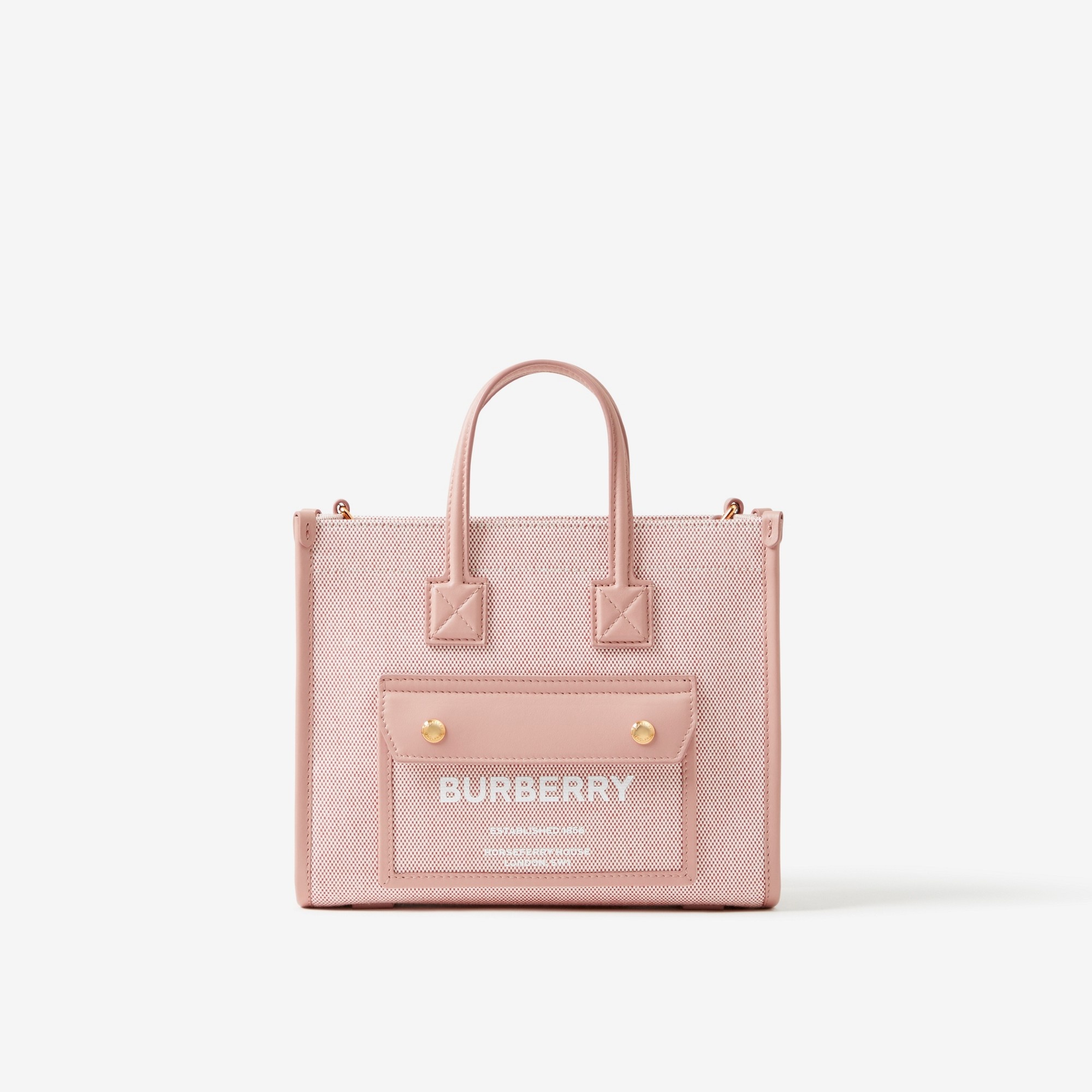 Burberry Two-Tone Freya Tote Bag