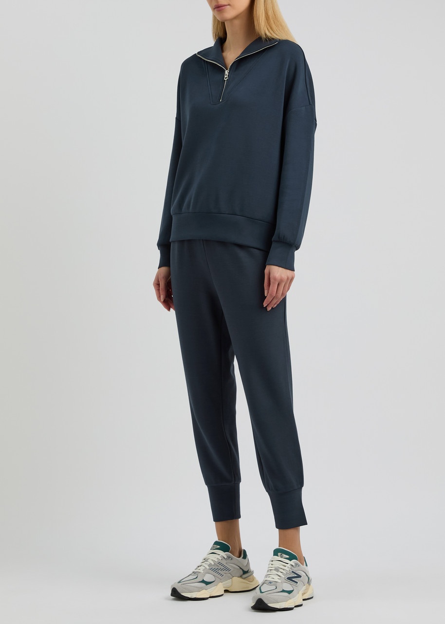 Varley Hawley Half-zip Stretch-jersey Sweatshirt - 4