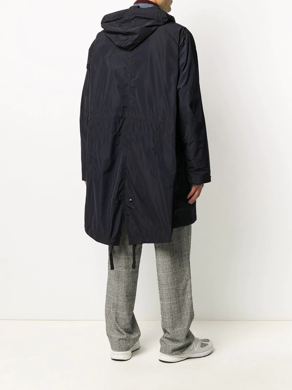 oversized hooded raincoat - 4