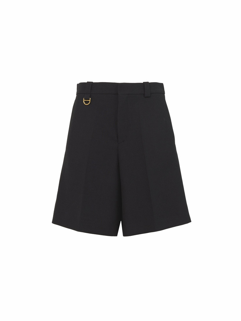 TAILORED SHORTS IN WOOL CRÊPE 1