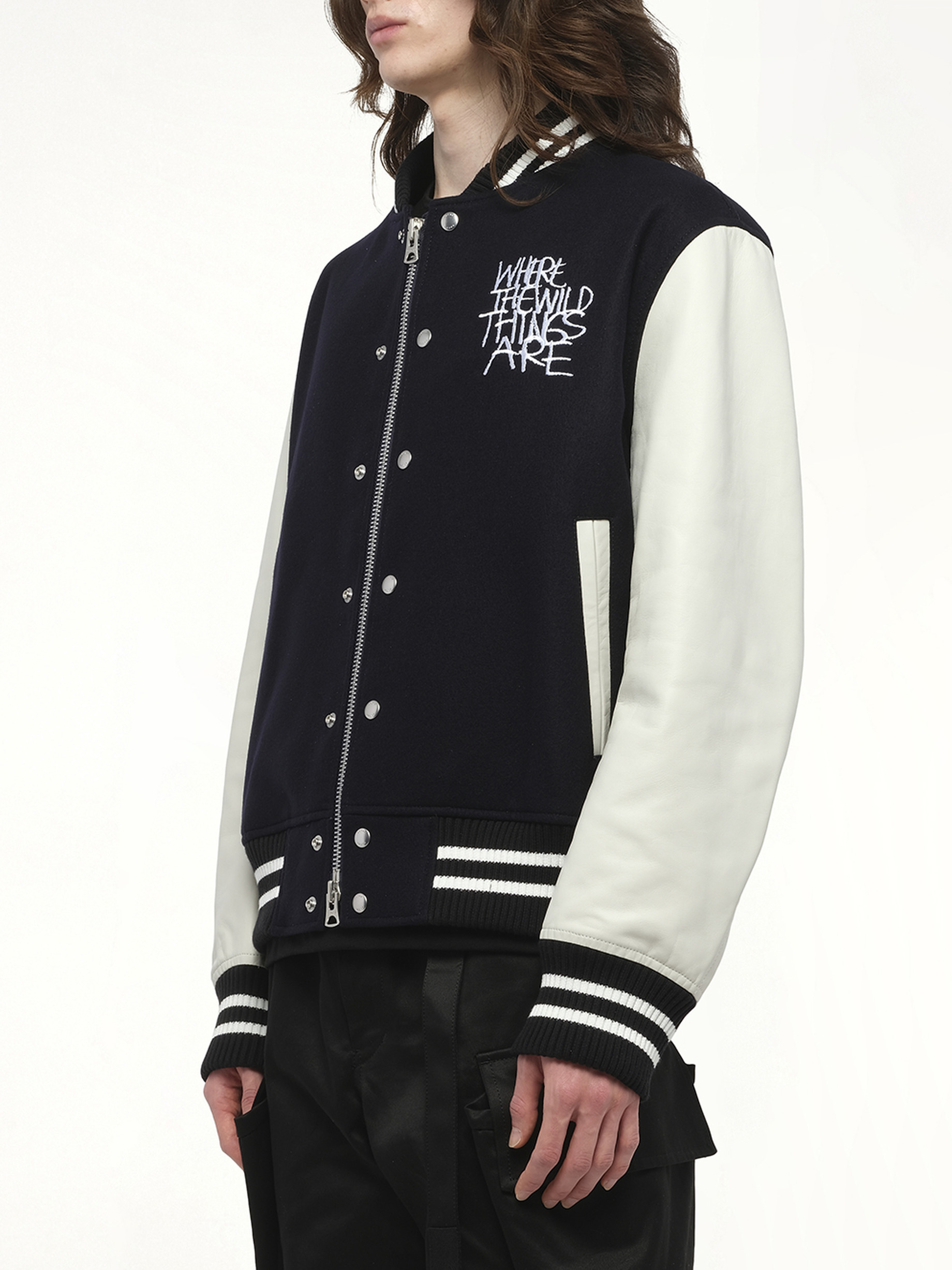 WHERE THE WILD THINGS ARE Blouson in Navy/Off White - 5