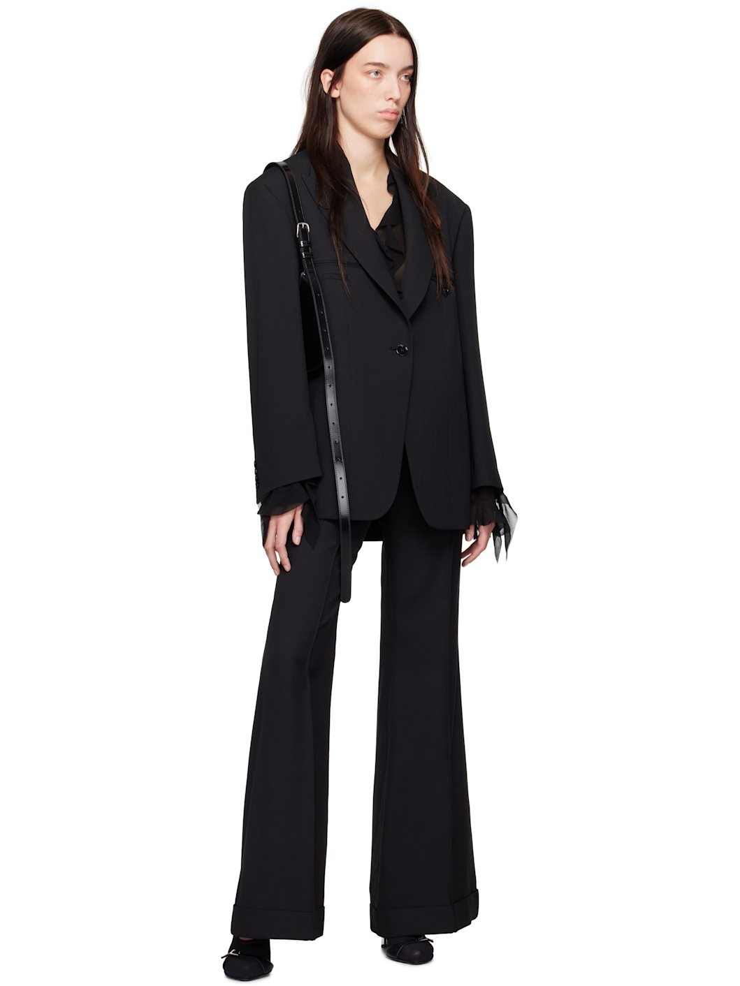 Black Tailored Trousers - 4