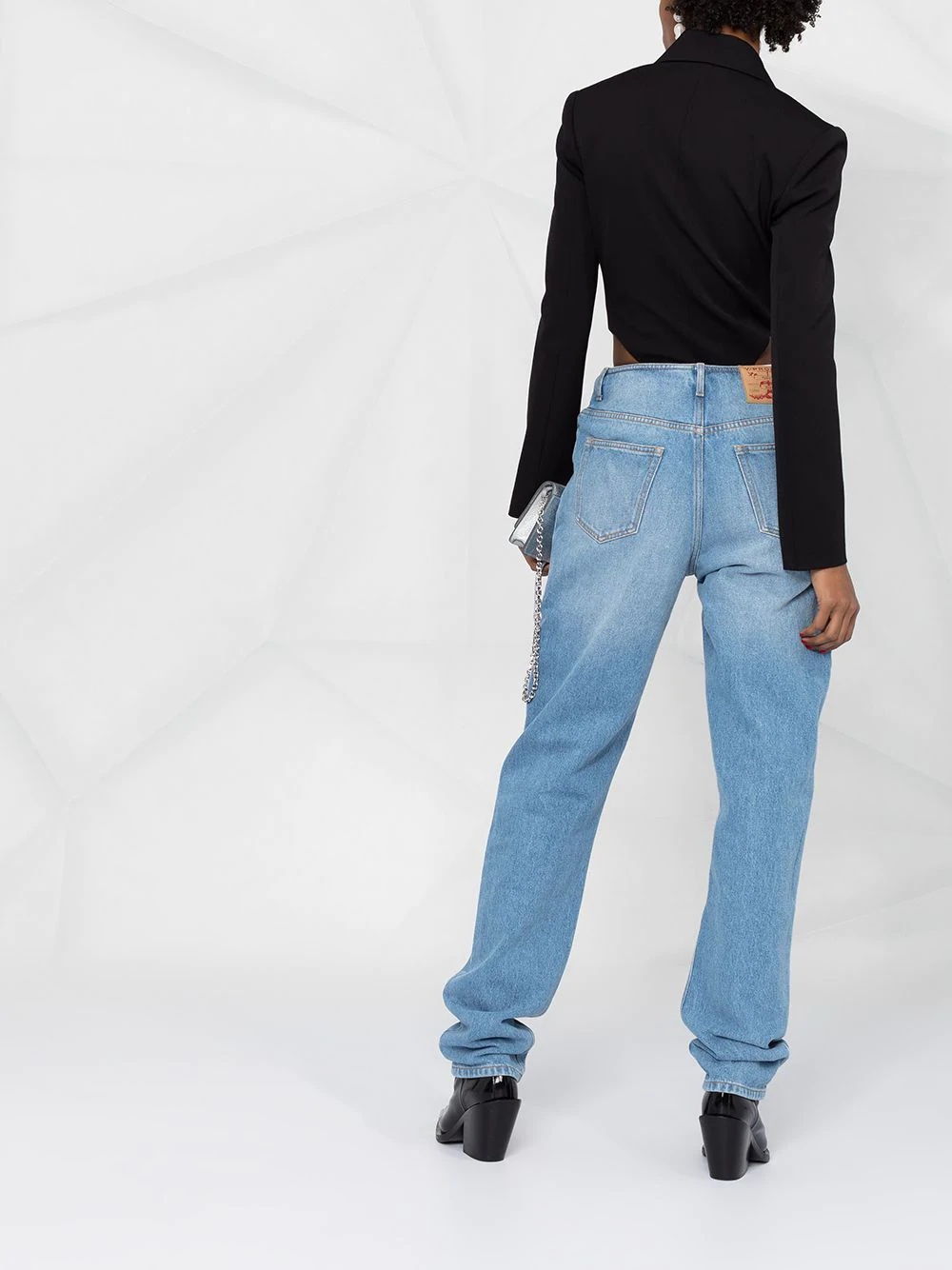 v-tailored cut jeans - 4