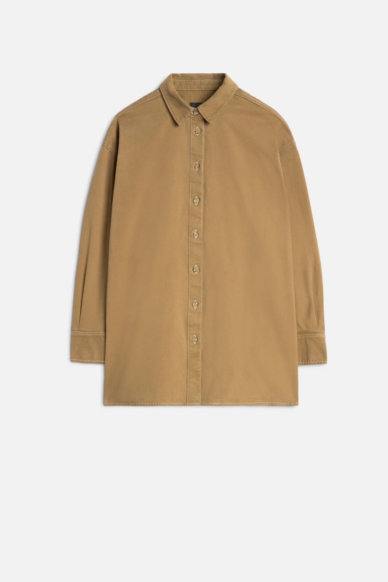 NINA RELAXED OVERSHIRT in Comfort Twill - 1