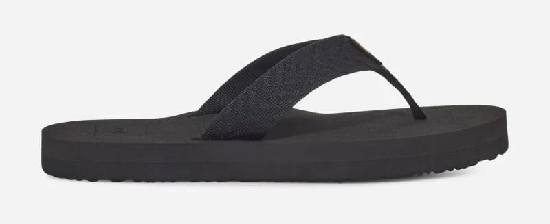 Women's Mush II Flip-Flop Sandals in Black/Red - 1