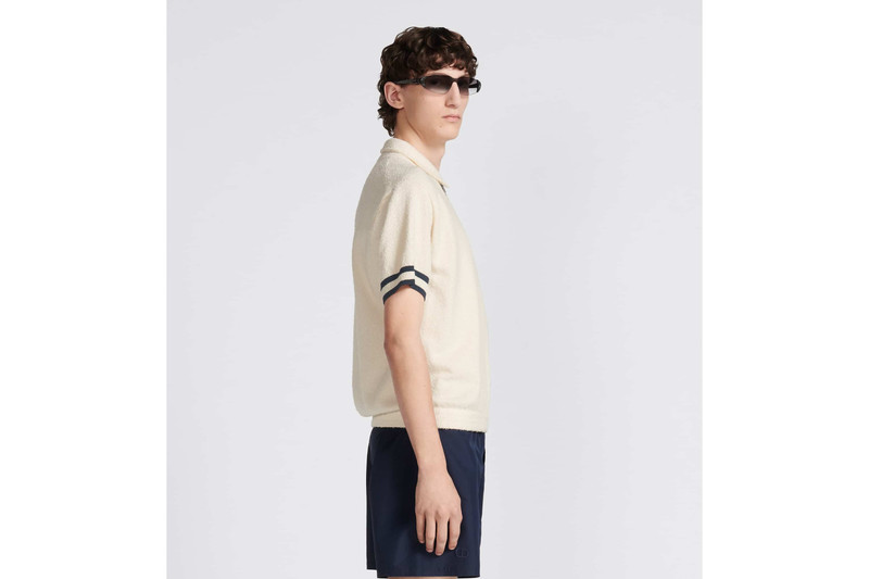 Dior Short-Sleeved Sweater with Zipper outlook