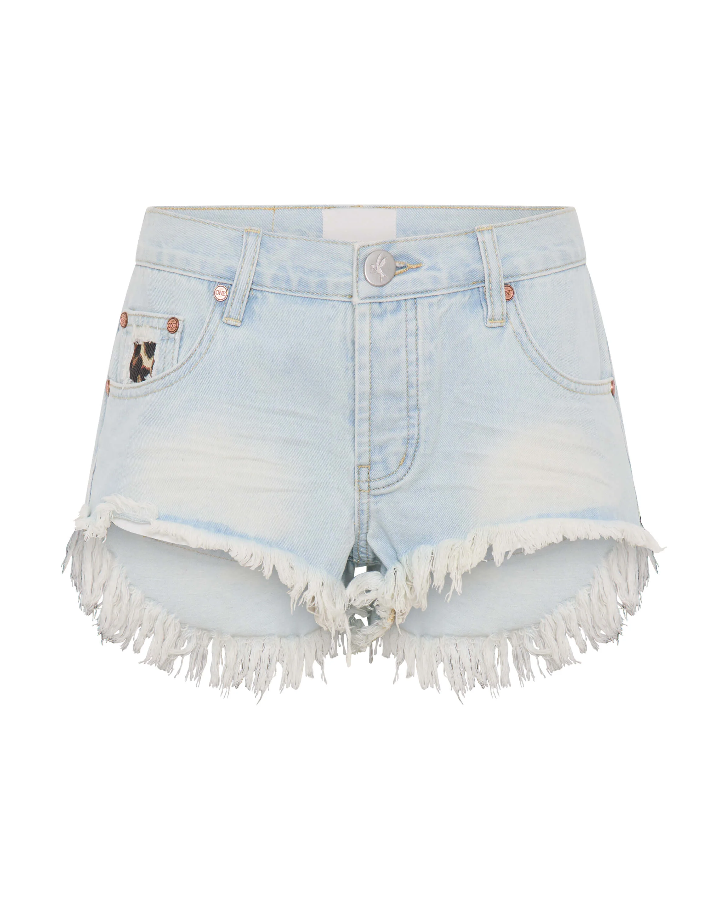 Bonitas Low Waist Denim Shorts - Le Surf Blue - 1