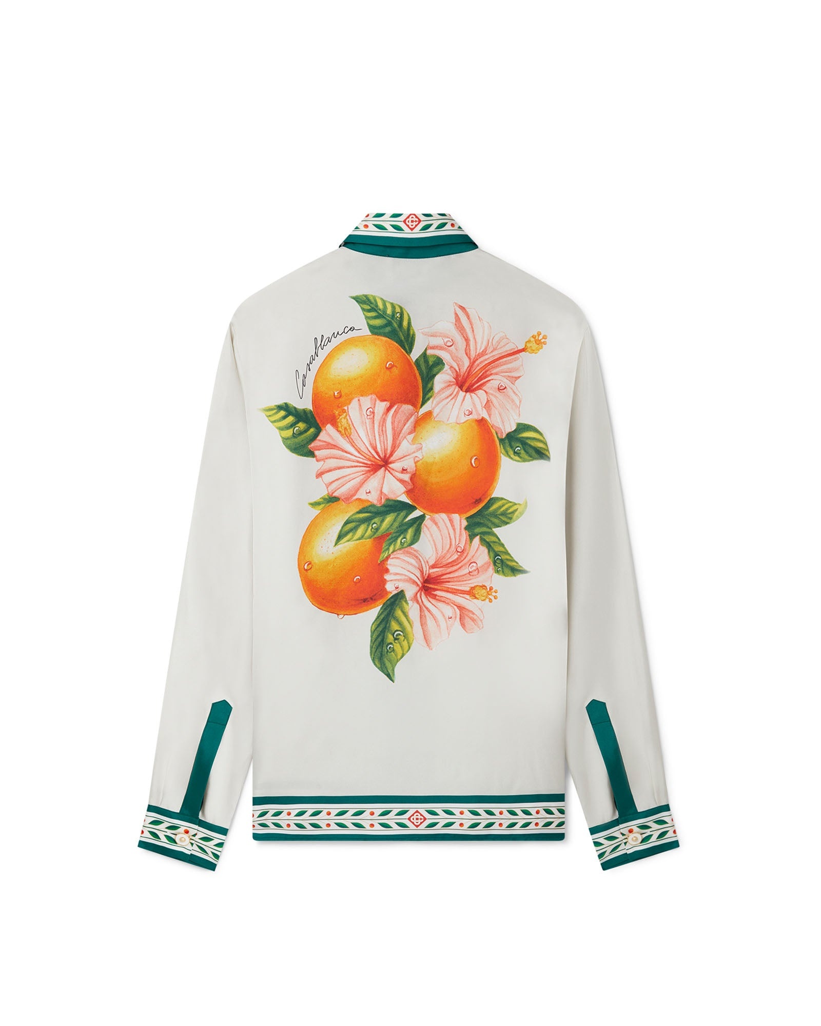 Oranges En Fleur Silk Shirt - 2