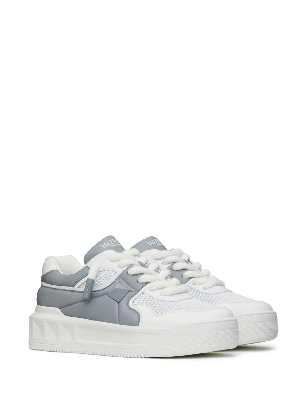 Rockstud leather sneakers - 2