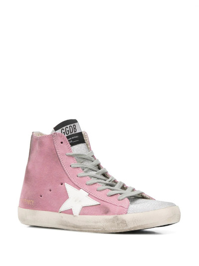 Golden Goose Francy distressed high-top trainers outlook