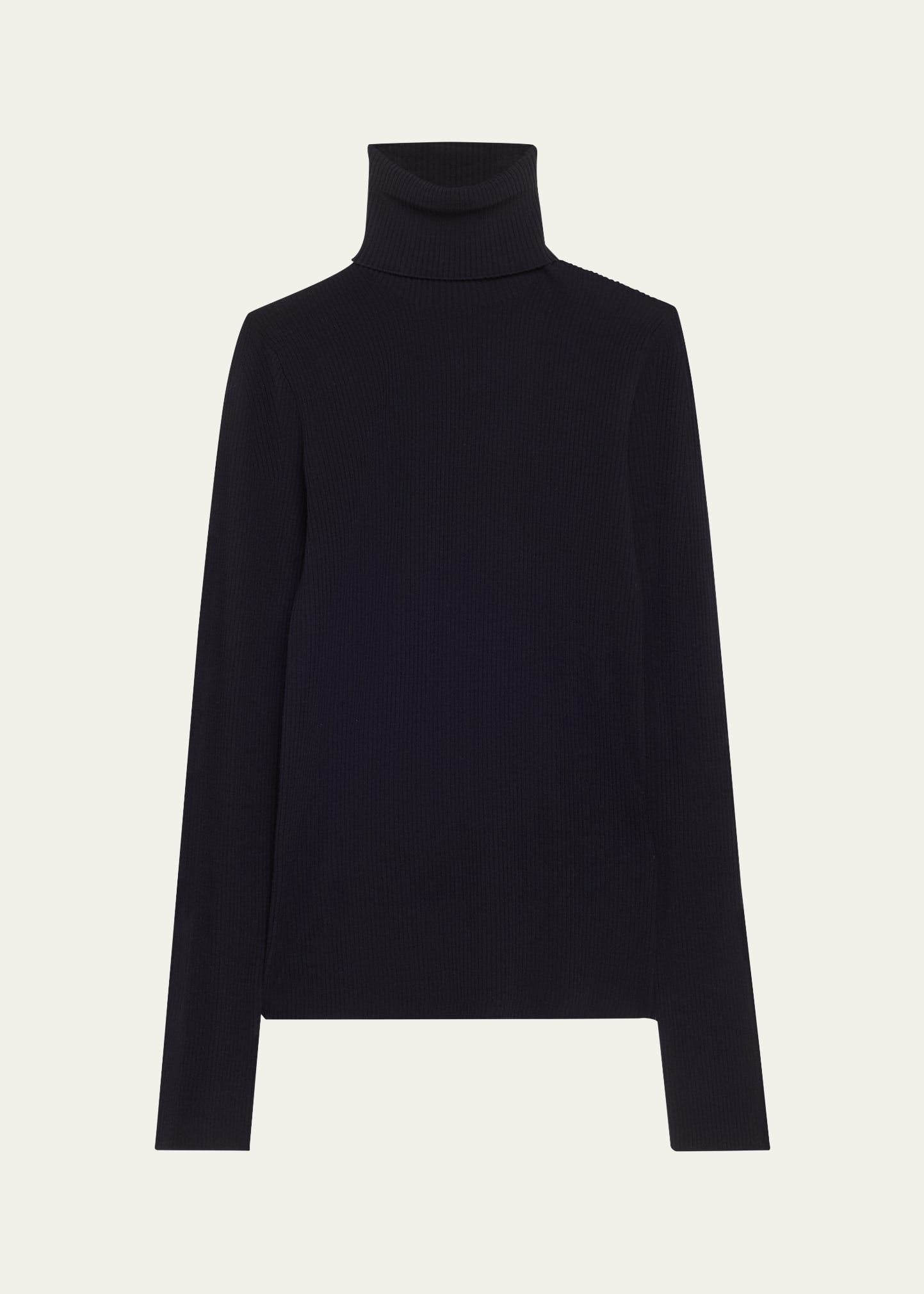 Taupo Ribbed Wool Turtleneck - 1
