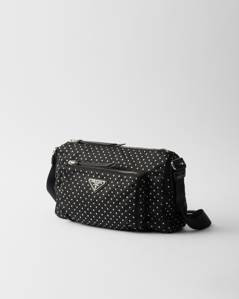 Prada Re-Nylon bag with studs outlook