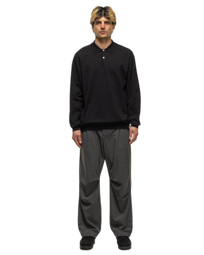 nonnative Dweller L/S Polo Sweater C/P Yarn Black outlook