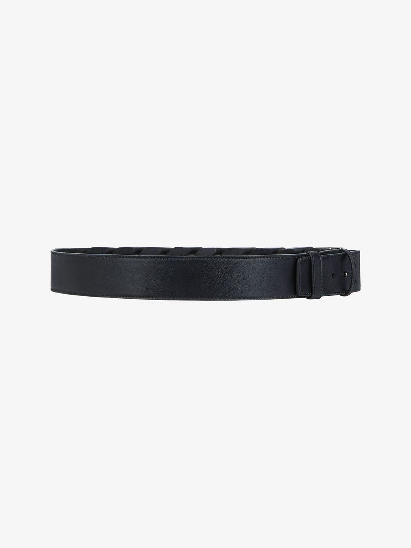 Givenchy BELT IN LEATHER WITH CHAIN outlook