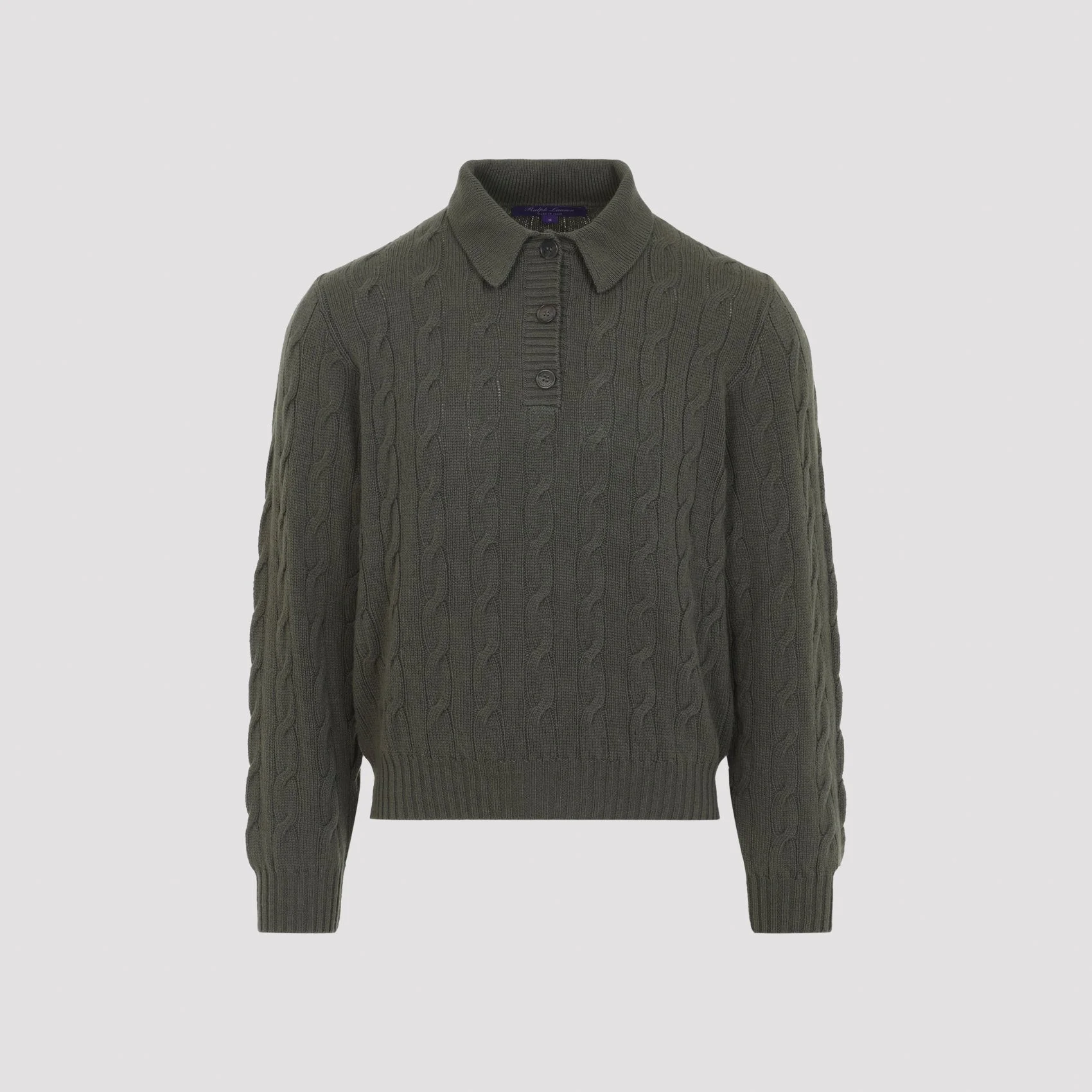Ralph Laurent Collection Cable-knit polo Sweater - 1