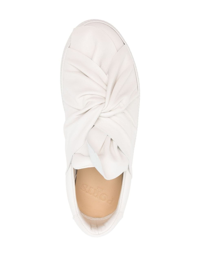 Bee leather sneakers 4