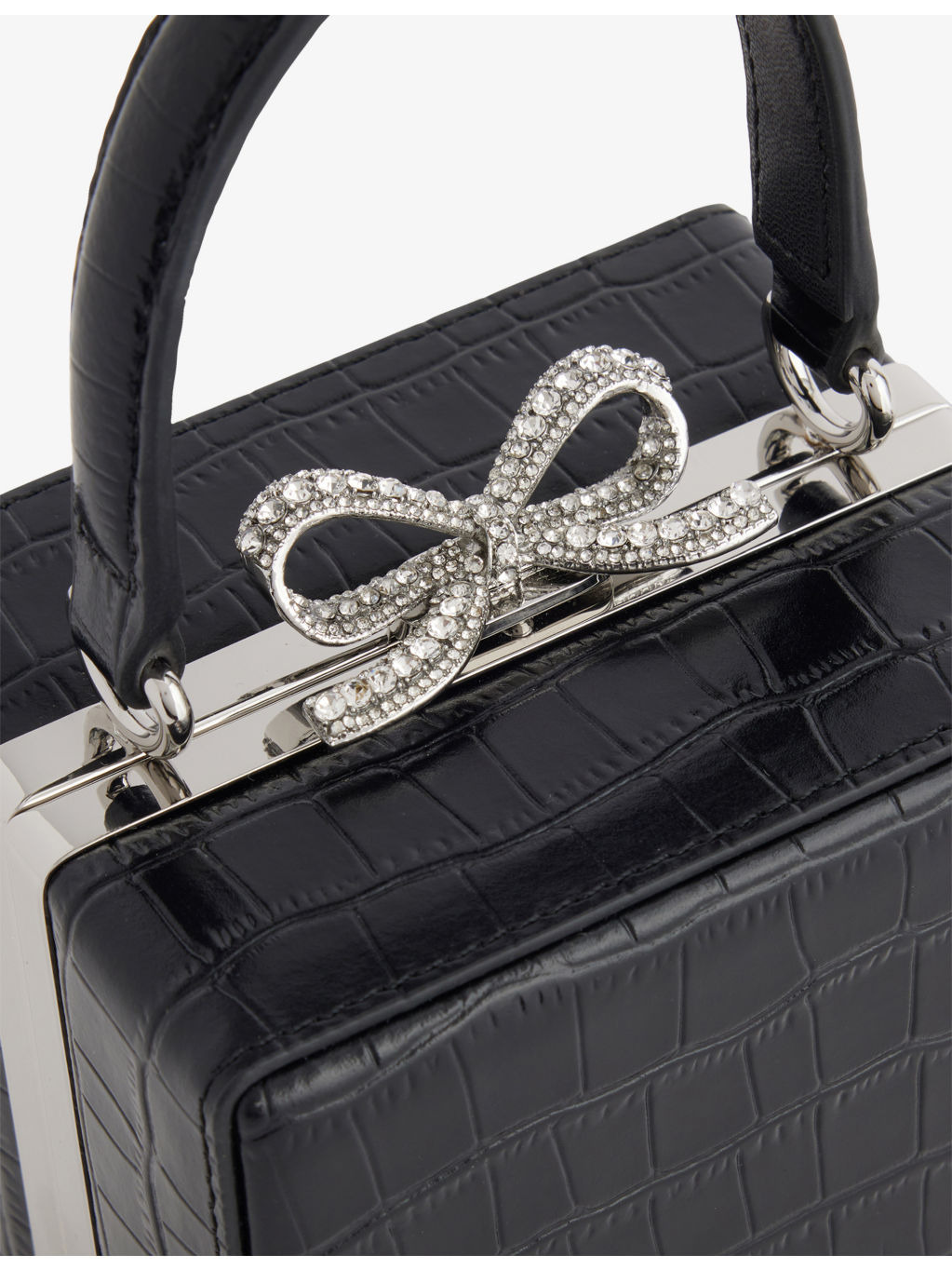 Faux-Croc Leather Micro Bag - 4
