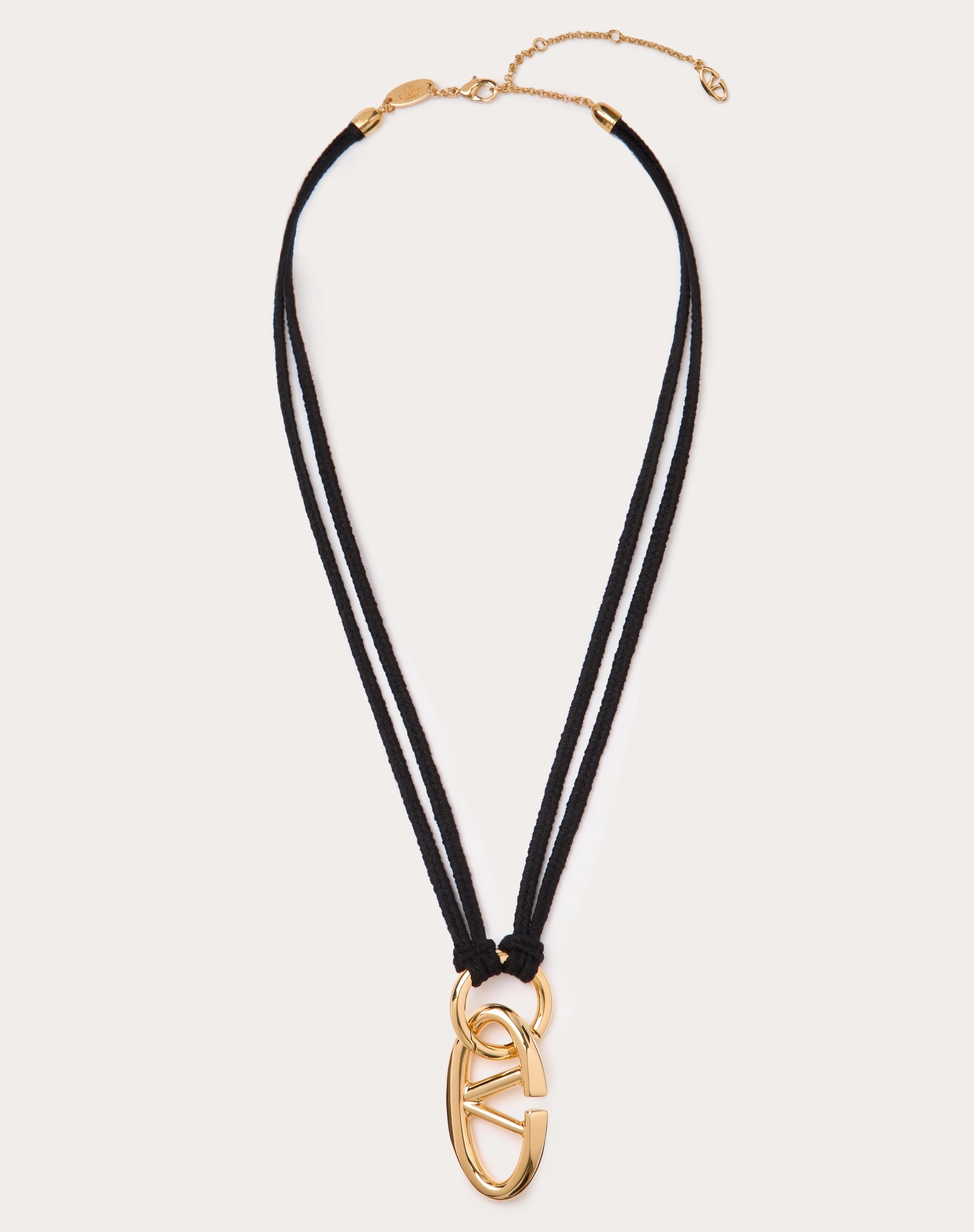 VLOGO THE BOLD EDITION ROPE AND METAL NECKLACE - 1