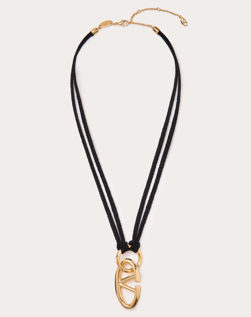 VLOGO THE BOLD EDITION ROPE AND METAL NECKLACE - 1