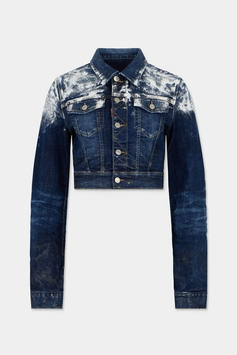 MEDIUM LET IT SNOW DEAN JEAN JACKET - 1