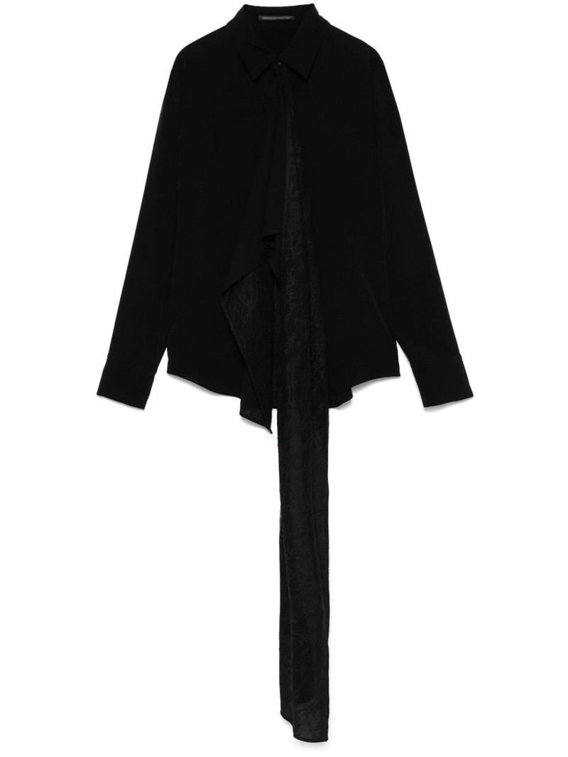 drape-panel shirt 1