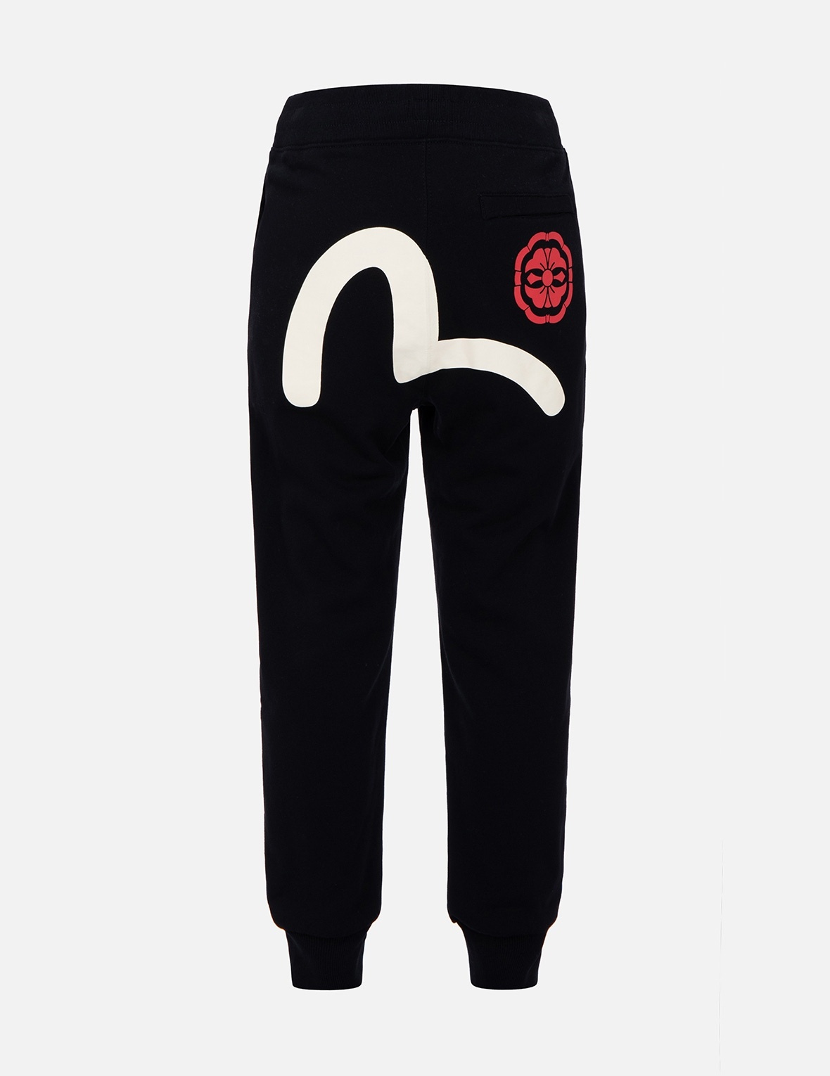 SEAGULL AND KAMON PRINT SWEATPANTS - 2