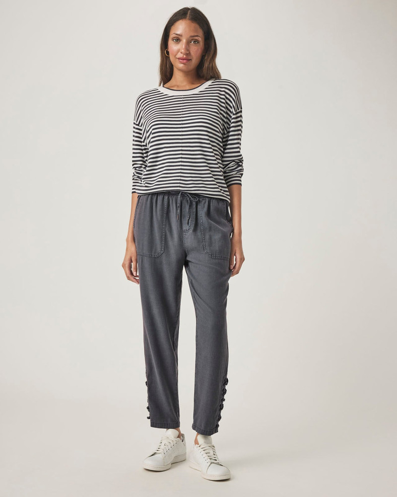 Angie Straight Leg Lace-Up Pant 3