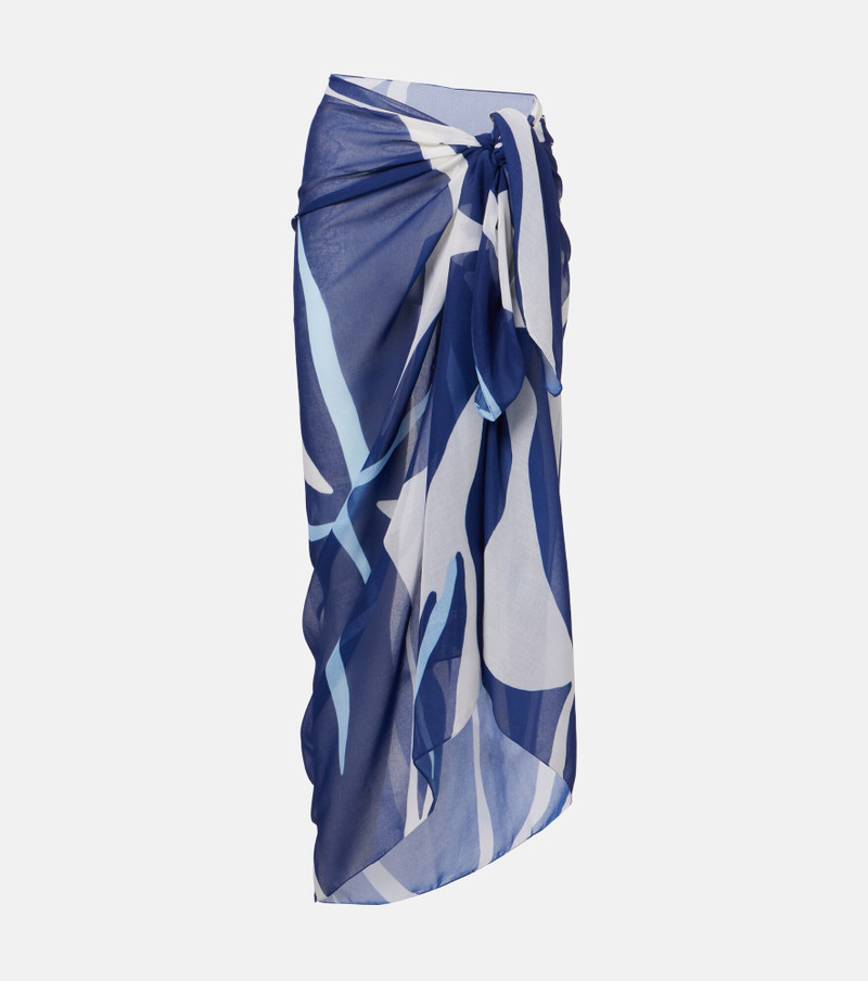 Luana printed beach cover-up 1