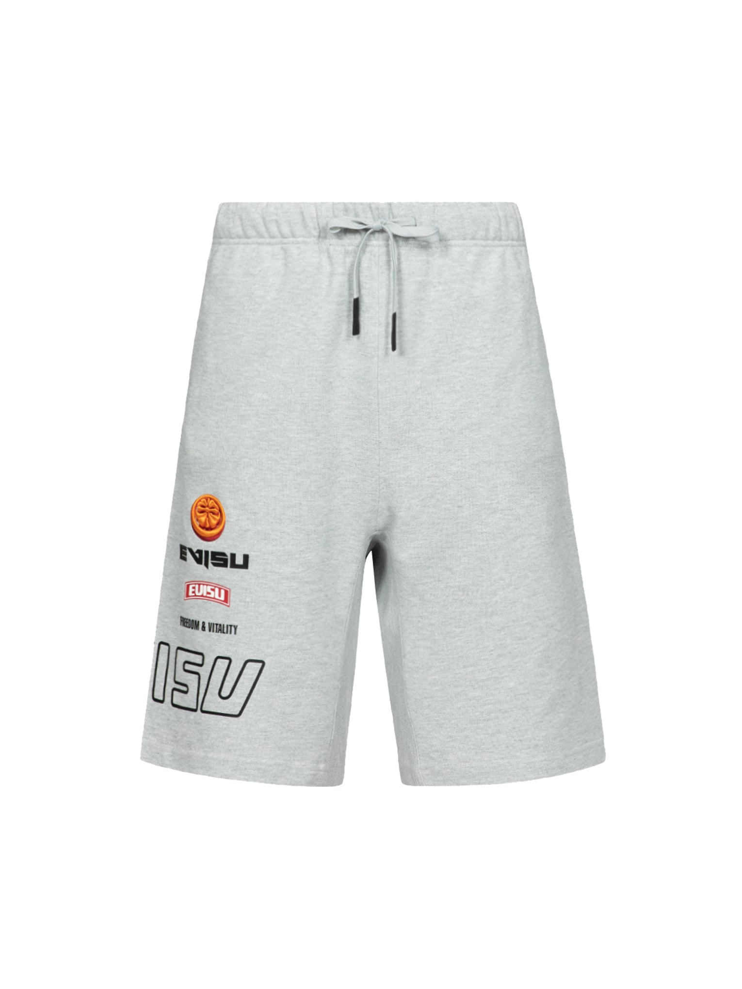 LOGO PRINT AND KAMON EMBROIDERY SWEAT SHORTS - 10