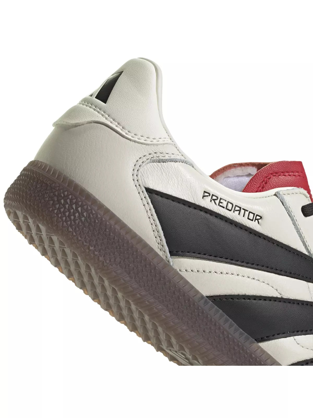 Predator Freestyle Indoor "Off White/Core Black/Pure Ruby" Unisex Soccer Shoe - 7