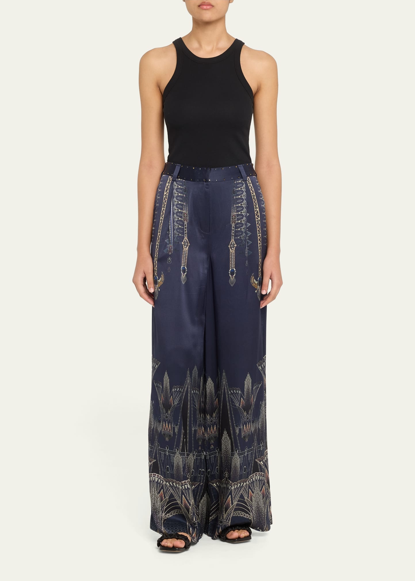 The Egypt Effect Silk Wide-Leg Pants - 2
