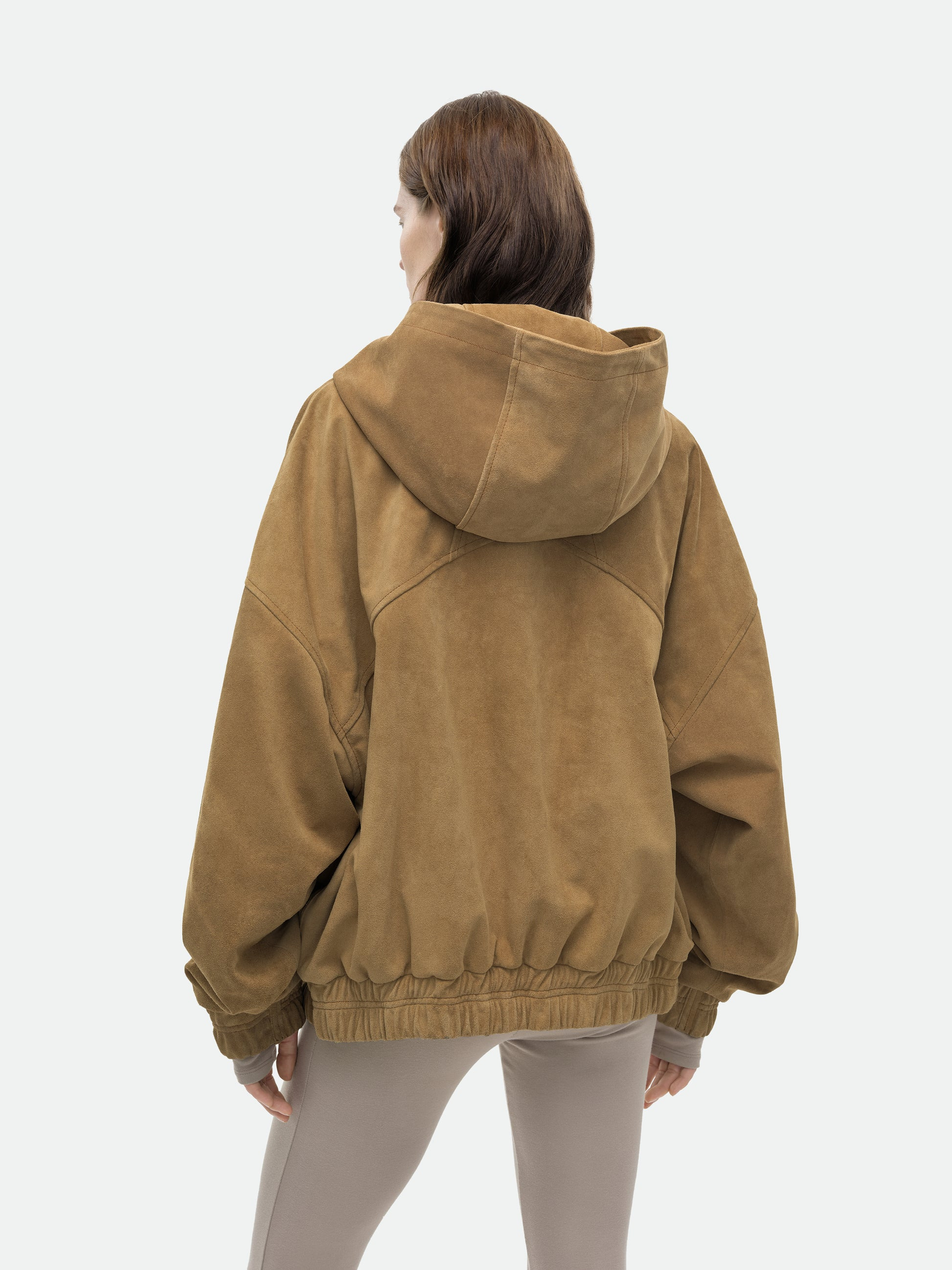 SUEDE RHUDE CREST HOODIE - 4