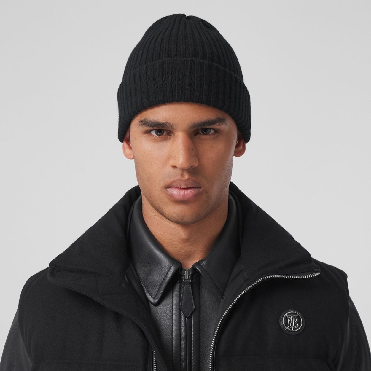 Monogram Motif Wool Cashmere Puffer Gilet - 3