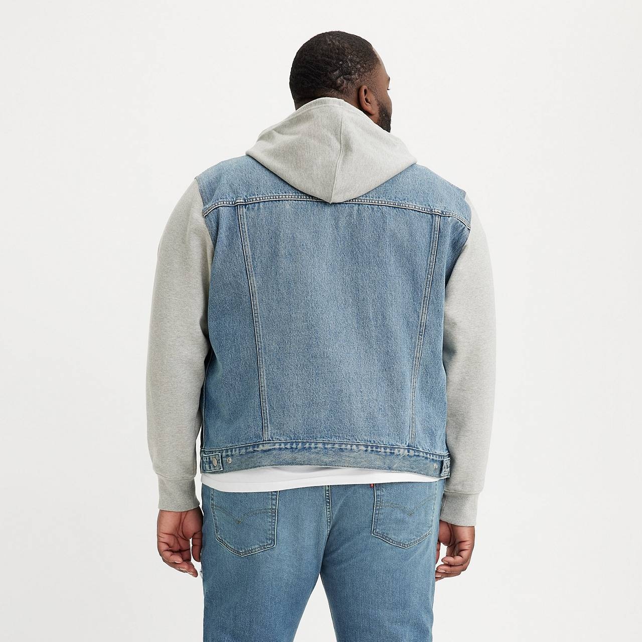 HYBRID HOODIE TRUCKER JACKET (BIG) - 3