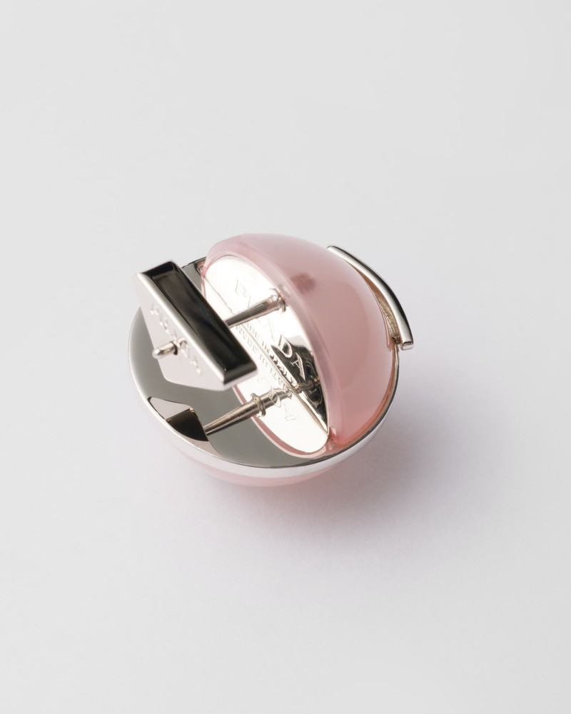 Prada Metal and Plexiglas earrings outlook