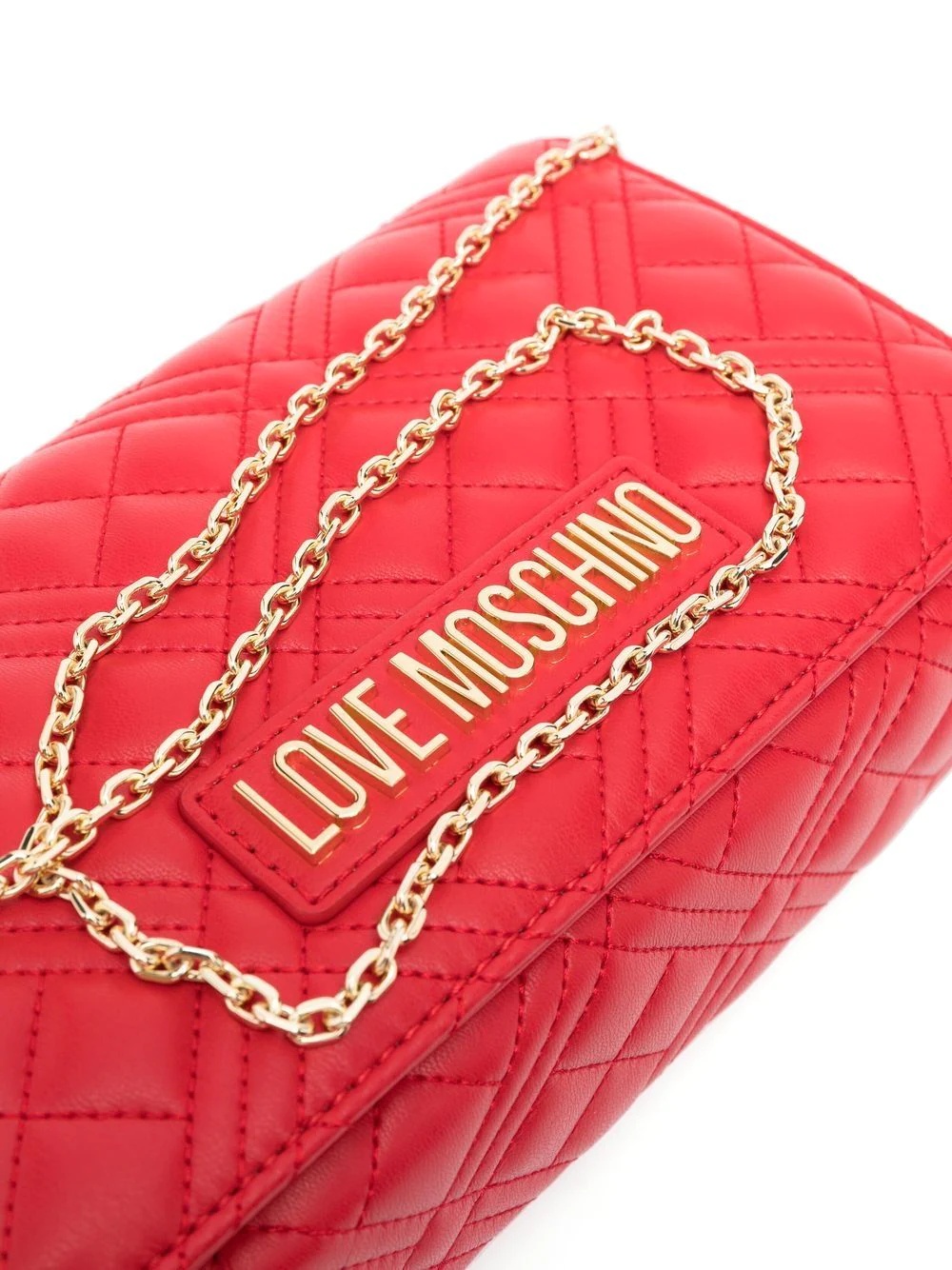 quilted logo-plaque shoulder bag - 4