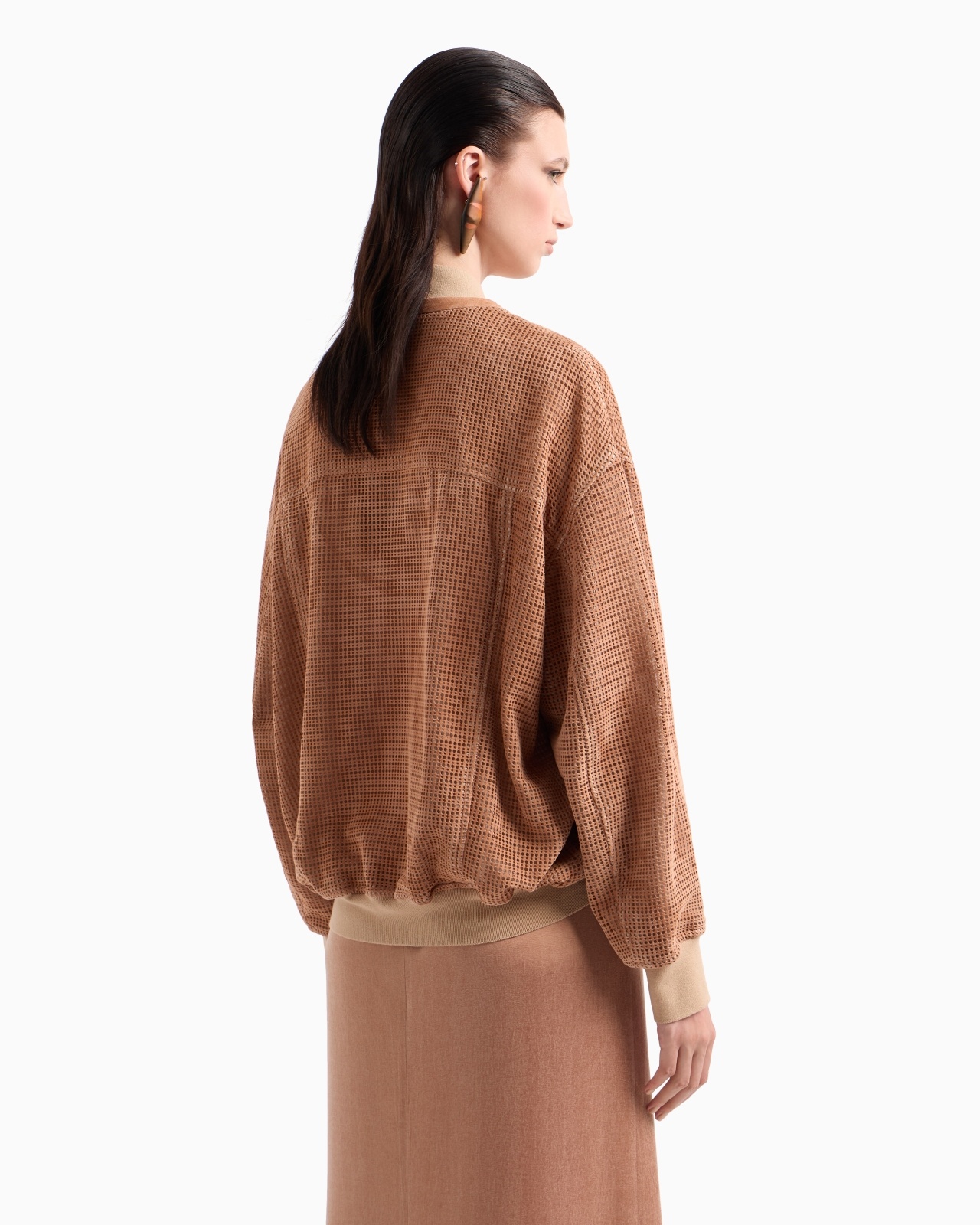 PERFORATED SUEDE BLOUSON - 3