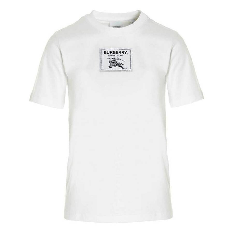 Burberry Logo Patch Crewneck T-Shirt - 5