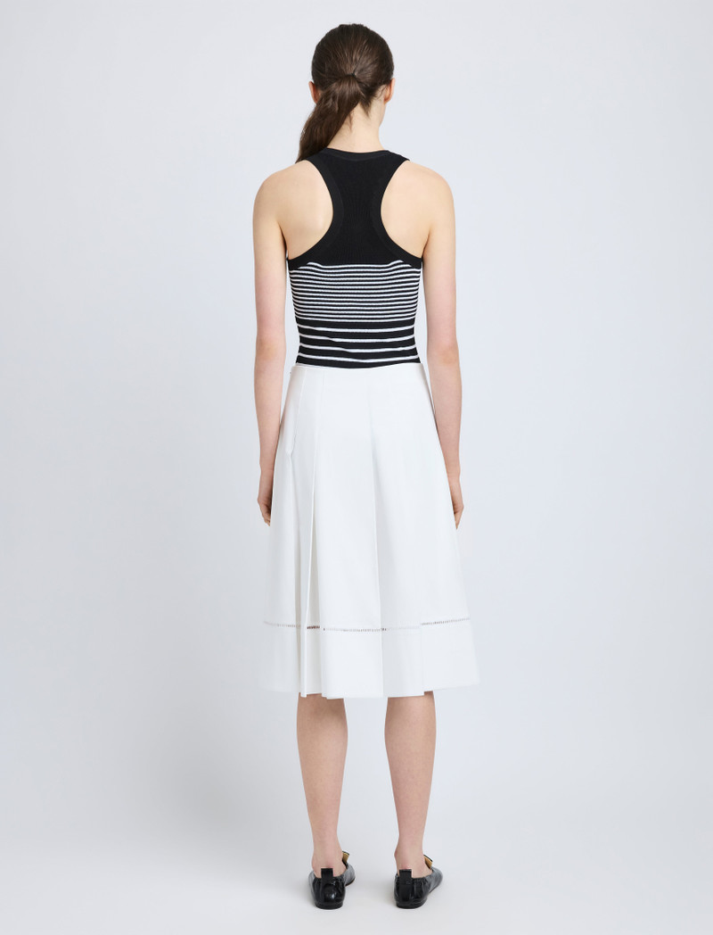Laci Skirt in Eco Cotton Poplin 4
